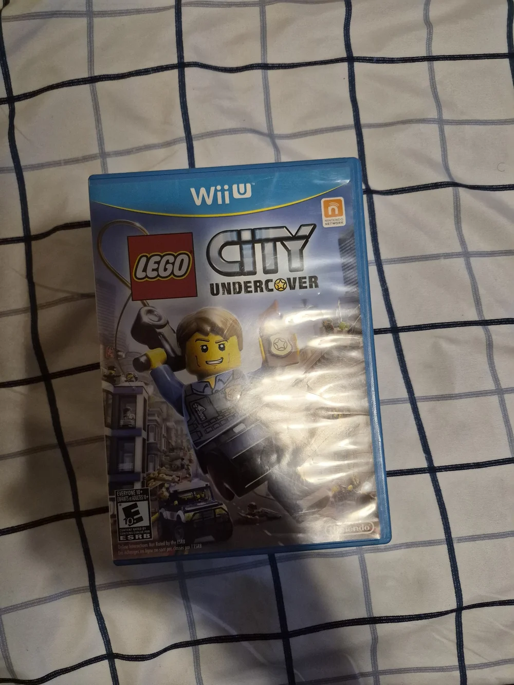 Microsoft Wii U LEGO Game Case Set with White Spines and Blue Trim